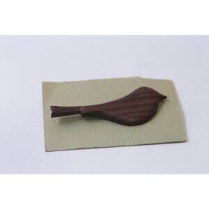 Zebra Wood, Bird Brooch, Pin, 1970s. Vintage, Brooch, Pin, Statement Piece,, 250